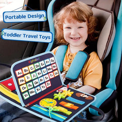 20-in-1 Montessori Toddler Toys Sensory Board with Extra DIY Pages