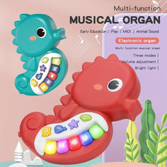 Baby Musical Toys Educational Light Up Toy With Sound And Piano Keyboard