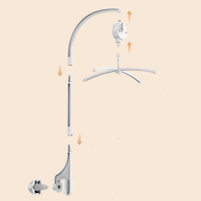 Crib Bell Stand Bed Bell 3 Sections Bed Bell Cross
