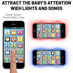 Toy Learning Play Cell Phone With 8 Functions And Lights