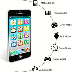Toy Learning Play Cell Phone With 8 Functions And Lights