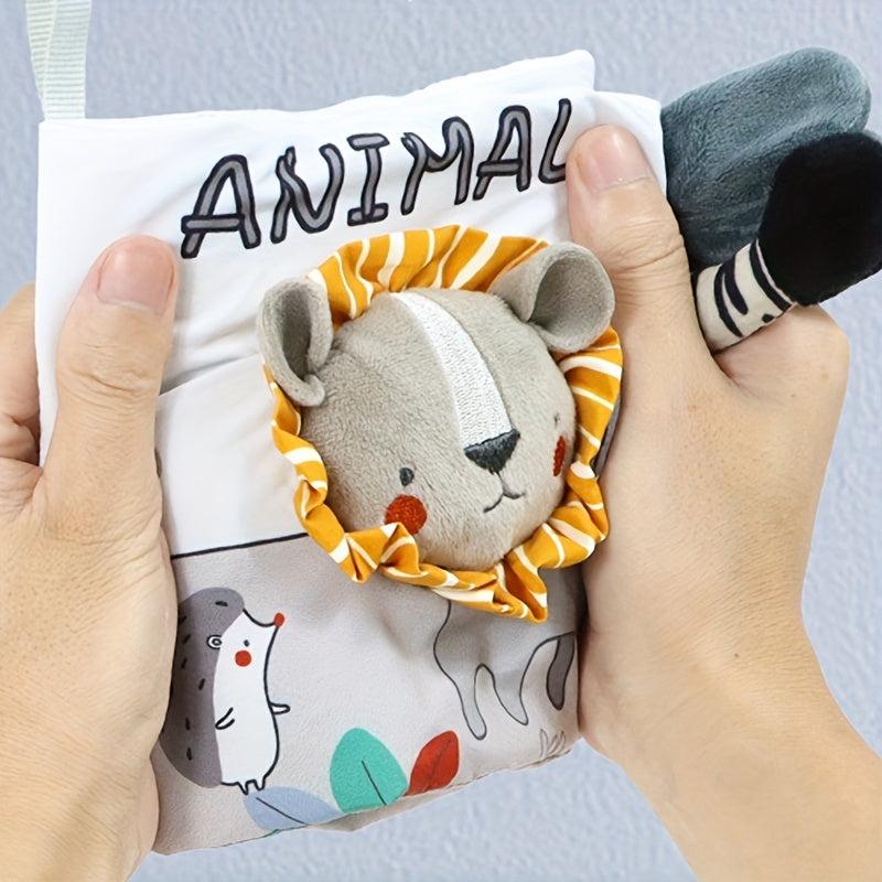 Baby Animal Cloth Book Early Learning Montessori Toy
