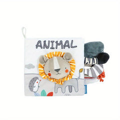 Baby Animal Cloth Book Early Learning Montessori Toy