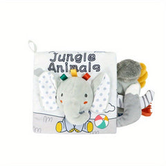 Baby Animal Cloth Book Early Learning Montessori Toy