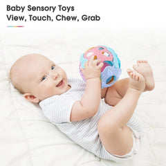 Baby Rattle Ball Montessori Teething Travel Toy for Infants Toddlers