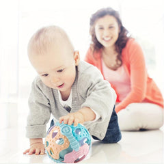 Baby Rattle Ball Montessori Teething Travel Toy for Infants Toddlers