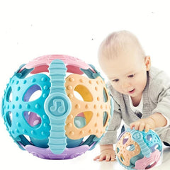 Baby Rattle Ball Montessori Teething Travel Toy for Infants Toddlers