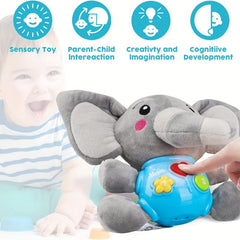 Baby Elephant Musical Toy Infant Stuff Newborn Toys Random Button