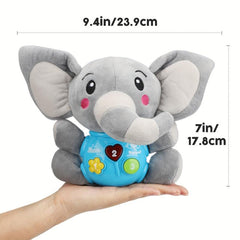 Baby Elephant Musical Toy Infant Stuff Newborn Toys Random Button