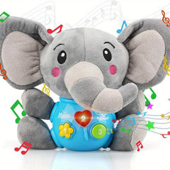 Baby Elephant Musical Toy Infant Stuff Newborn Toys Random Button