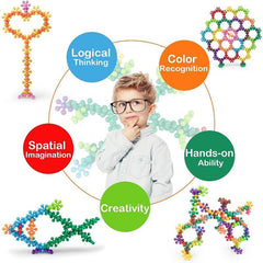 300pcs Building Block Connected Toys Plastic Educational Toy Set