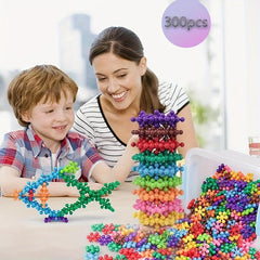 300pcs Building Block Connected Toys Plastic Educational Toy Set