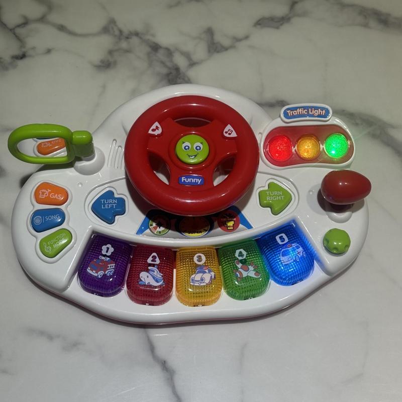 Steering Wheel Toys Baby Car Toys With Lights And Music