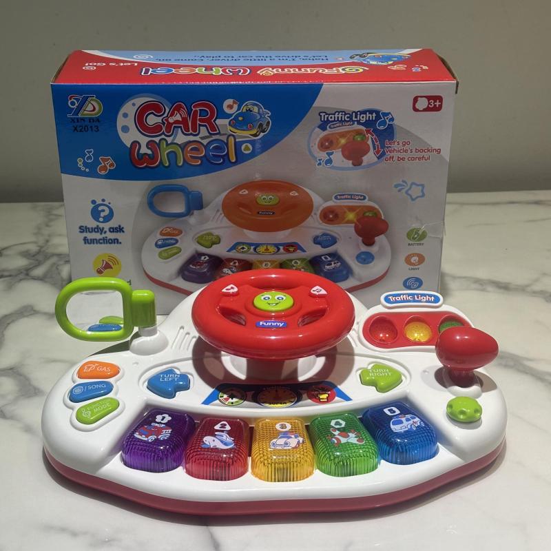 Steering Wheel Toys Baby Car Toys With Lights And Music