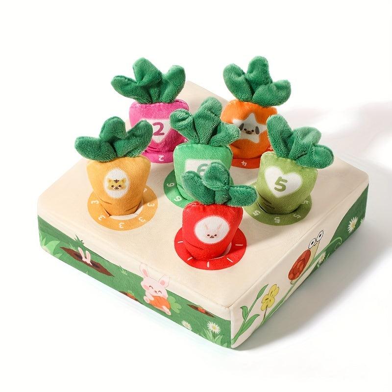 Montessori Plucking Carrot Toy Matching Numbers Plush