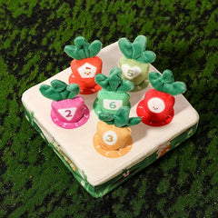 Montessori Plucking Carrot Toy Matching Numbers Plush