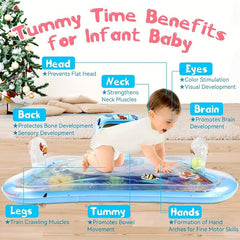 Tummy Time Water Mat With Mirror Inflatable Gift Toy