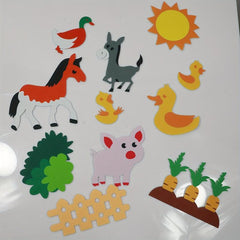 Felt Board Set for Kids, Collage Making Toy for Hand Flexibility