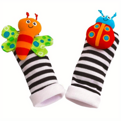 Baby Tambourine Wrist&Socks Toy - Learning & Teething Fun