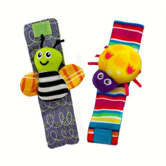 Baby Tambourine Wrist&Socks Toy - Learning & Teething Fun