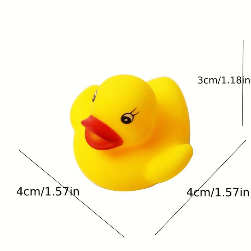 10pcs Colorful Mini Duck Bath Toys for Kids Water Play Toys Gift
