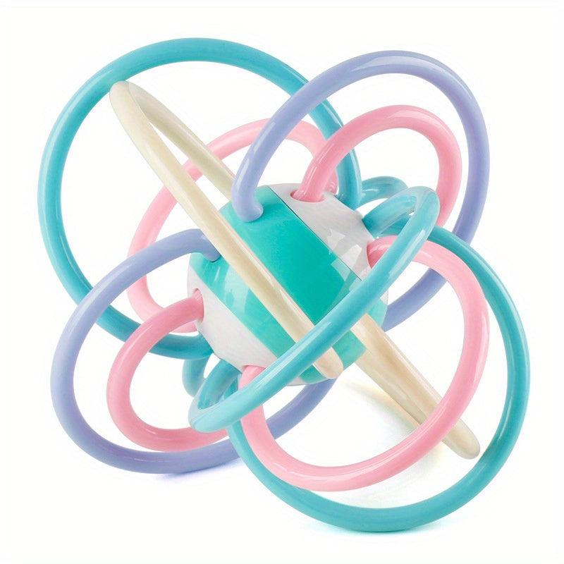 Baby Hand Grab Ball Soft Glue Puzzle Teething Training Christmas Gift