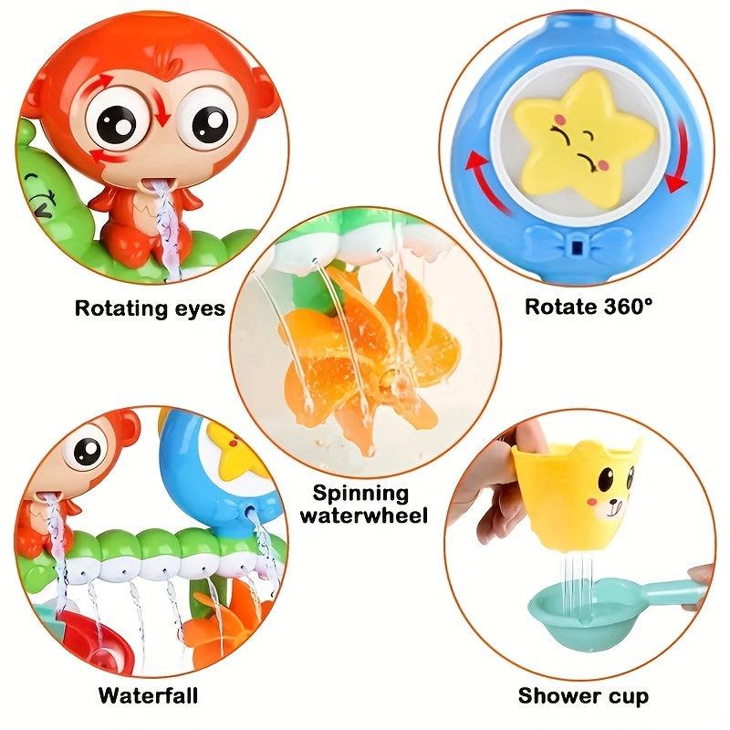 Bathroom Toy Monkey Turn Fun Baby And Toddler Toys
