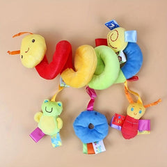Baby Hanging Rattles Toys Soft Mobiles Stroller Crib Spiral Toy