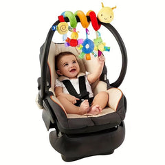 Baby Hanging Rattles Toys Soft Mobiles Stroller Crib Spiral Toy