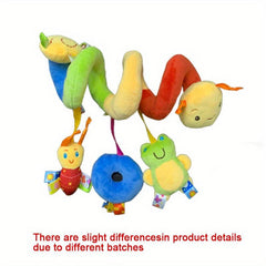 Baby Hanging Rattles Toys Soft Mobiles Stroller Crib Spiral Toy