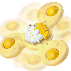 3PCS Suction Cup Spinning Top Sensory Toys For Toddlers