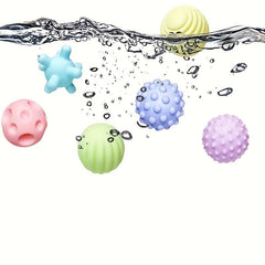 6pcs Sensory Toys Massage Ball Set Soft Rubber Hand Holding Ball