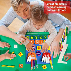 Counting Felt Board For Toddlers Preschool Math Games Montessori Counting Toy