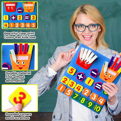 Counting Felt Board For Toddlers Preschool Math Games Montessori Counting Toy