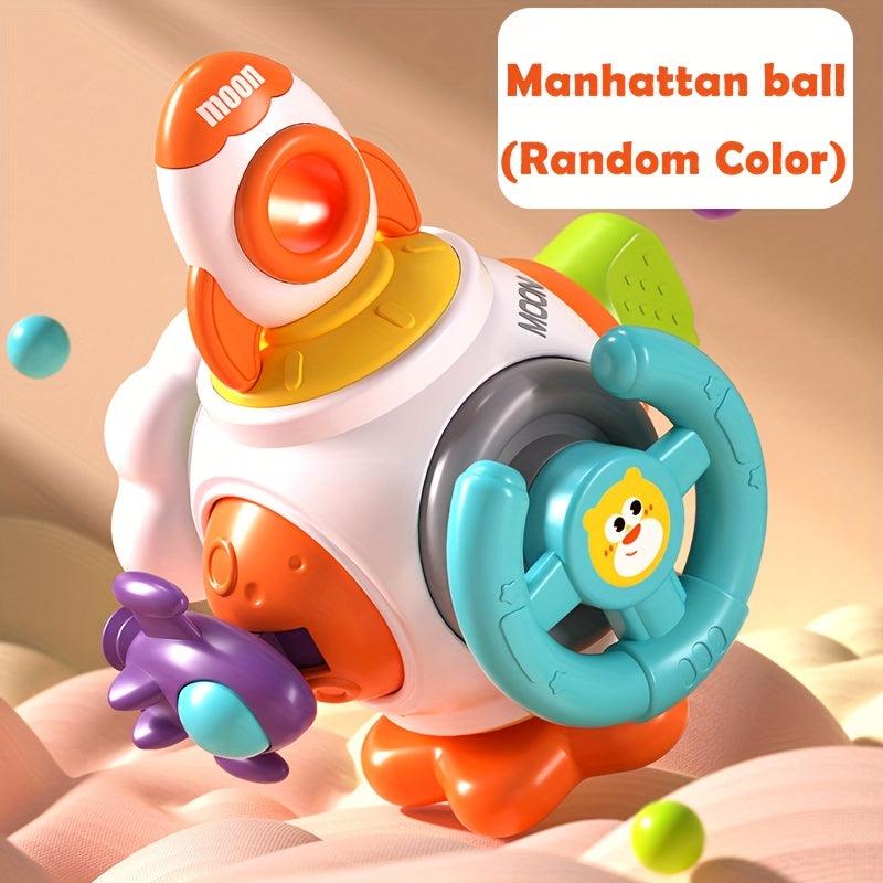 Montessori Activity Cube Baby Toys 6 In 1 Hand Catching Ball Educational Toy