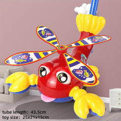 Kids' Aircraft Learning Walker Toy for Walking and Pushing