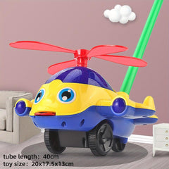 Kids' Aircraft Learning Walker Toy for Walking and Pushing