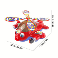 Kids' Aircraft Learning Walker Toy for Walking and Pushing