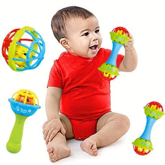 Newborn Baby Rattle And Ball For Sensory Development