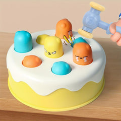 Cake Whack a Mole Game Console Kids Toy Early Education Baby Knocking Game