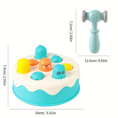 Cake Whack a Mole Game Console Kids Toy Early Education Baby Knocking Game