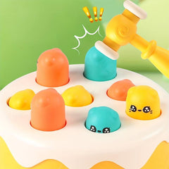 Cake Whack a Mole Game Console Kids Toy Early Education Baby Knocking Game