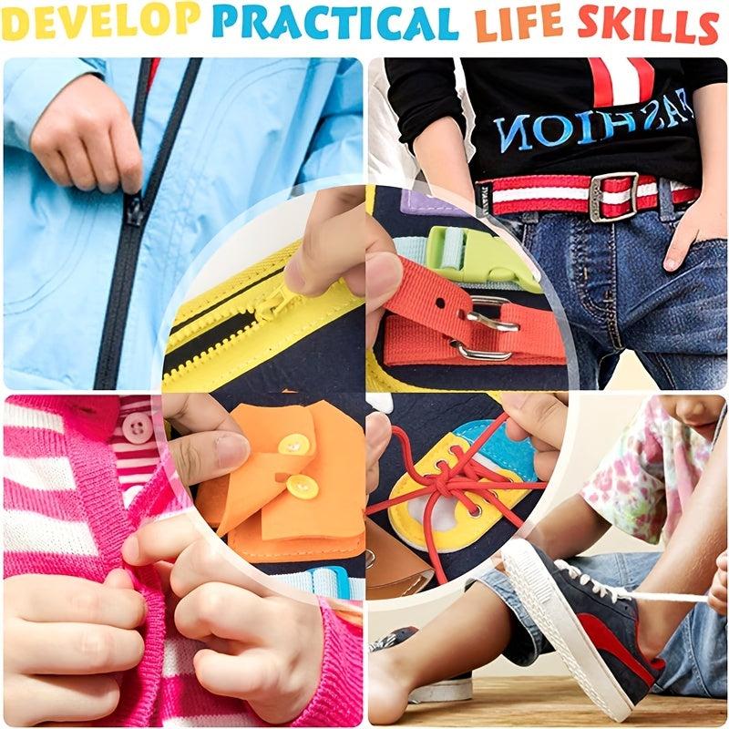 Busy Board Montessori Toys For Toddler