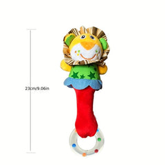 Soothing Educational Plush Toy Bed Bell Baby Toy Hand Rattle