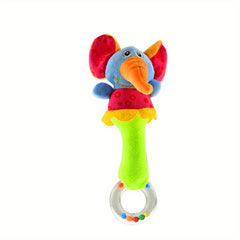 Soothing Educational Plush Toy Bed Bell Baby Toy Hand Rattle