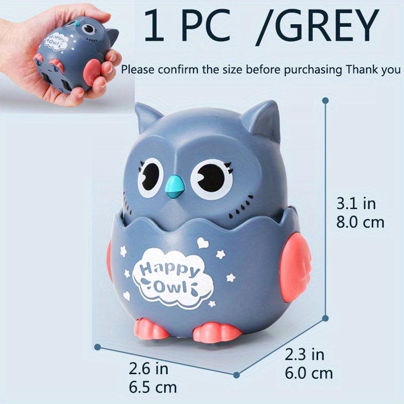Press and Go Owl Educational Toy for 1-3 Year Olds