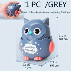 Press and Go Owl Educational Toy for 1-3 Year Olds