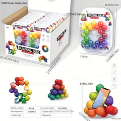 PLAYABLE ART Ball Rainbow 20 Puzzle Ball Sensory Toys