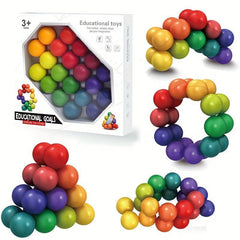 PLAYABLE ART Ball Rainbow 20 Puzzle Ball Sensory Toys