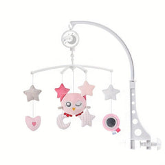 Baby Crib Mobile Night Light Music Rattle
